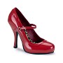 Pretty-50 rood patent- pin-up, vintage, Pretty-50 rood patent- pin-up, vintage,